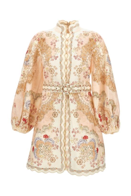 26SS 짐머만 미디 원피스 6470DRS263WPFB Neutrals