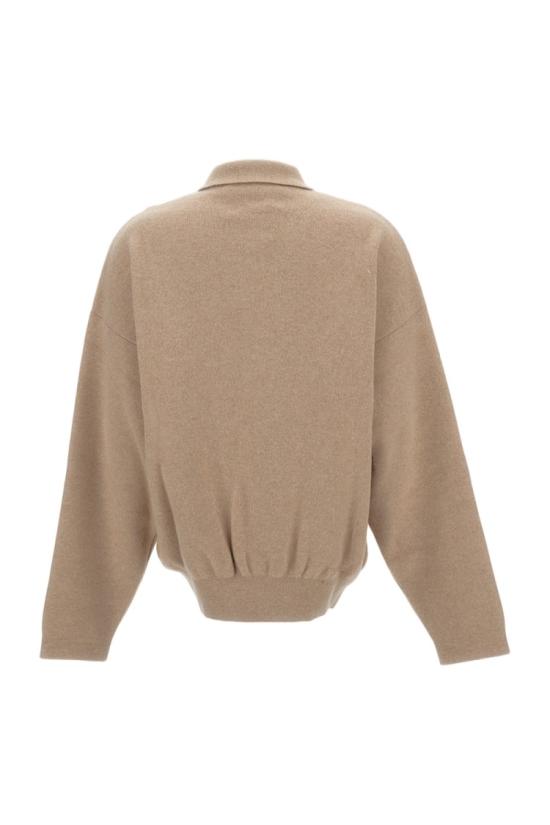 25FW 자크뮈스 팔로네 바뢰즈 폴로 스웨터 SWW00623AK00276150 Brown - JACQUEMUS