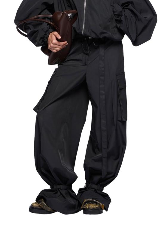 26SS 디 아티코 스트레이트 팬츠 260WCP00283PLL001AA100 Black - THE ATTICO