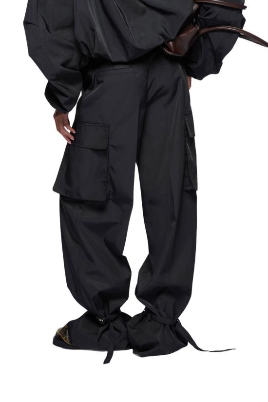 26SS 디 아티코 스트레이트 팬츠 260WCP00283PLL001AA100 Black - THE ATTICO