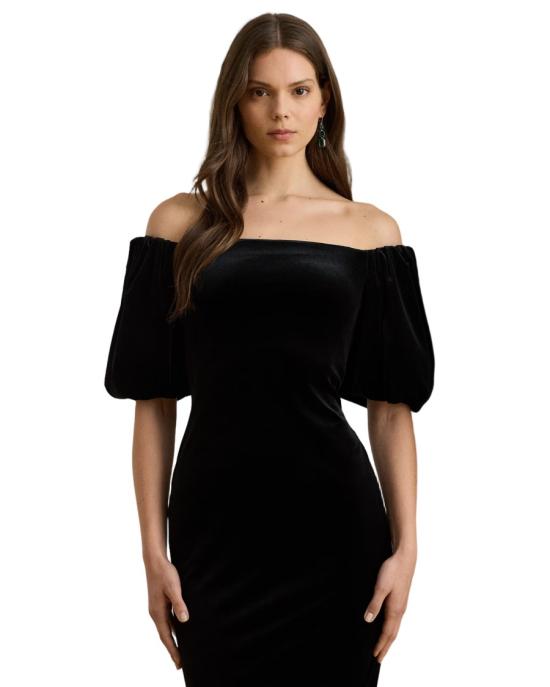 25FW 랄프 로렌 미디 원피스 253P03431001 Black - RALPH LAUREN