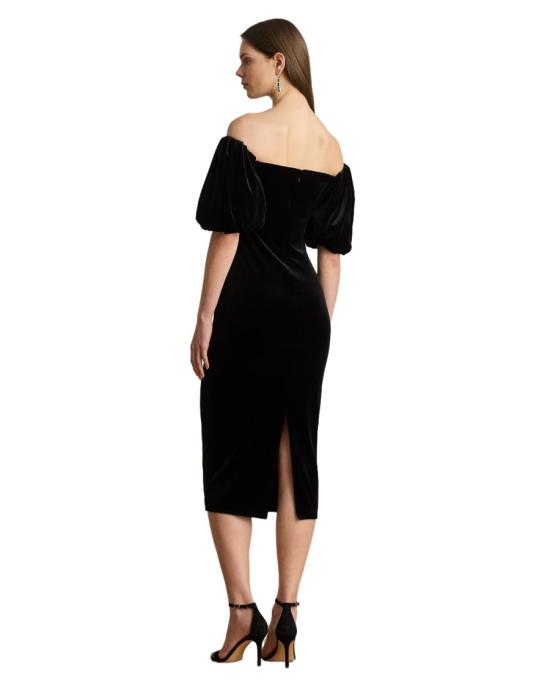 25FW 랄프 로렌 미디 원피스 253P03431001 Black - RALPH LAUREN
