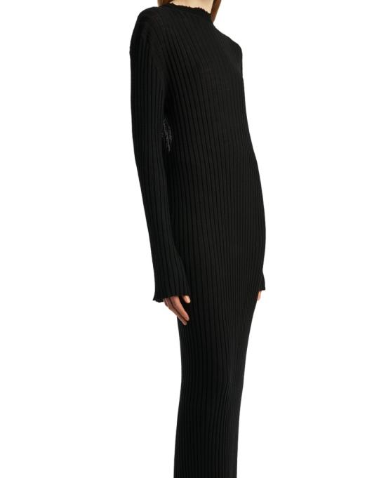 25FW 케이트 롱 원피스 8306511200 Black - KHAITE