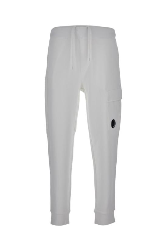  씨피 컴퍼니 다이애그널 레이즈드 플리스 카고 렌즈 스웨트팬츠 RCCMSP717A005086W103 White