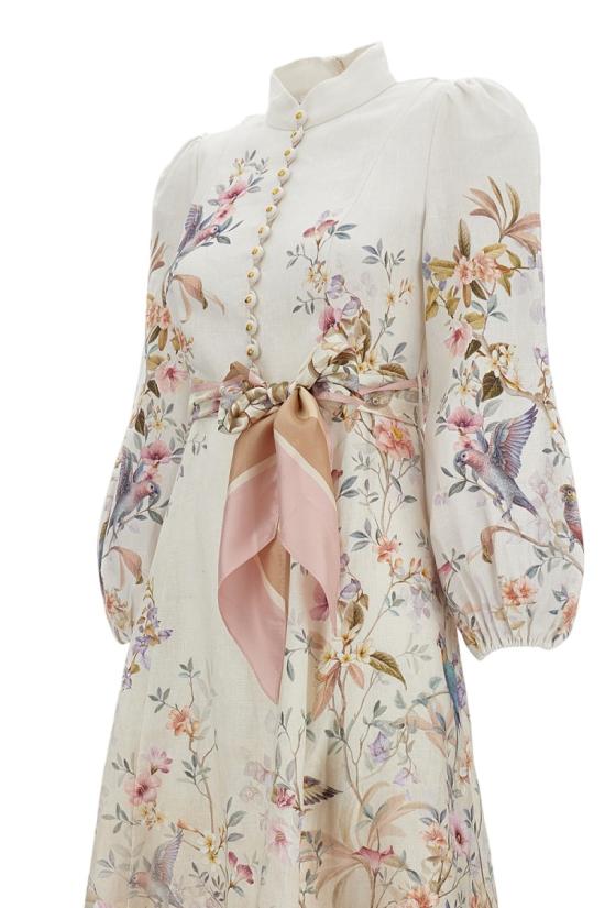 26SS 짐머만 롱 원피스 9143DC261CRMAV Neutrals - ZIMMERMANN