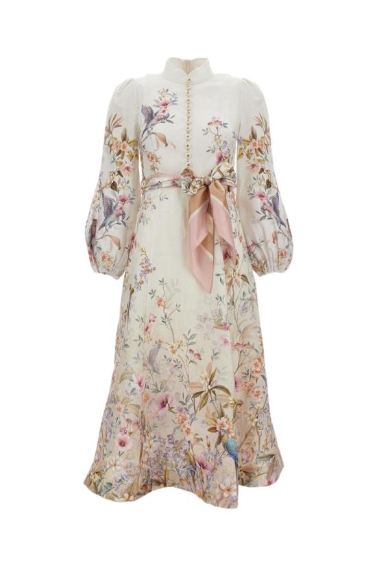 26SS 짐머만 롱 원피스 9143DC261CRMAV Neutrals