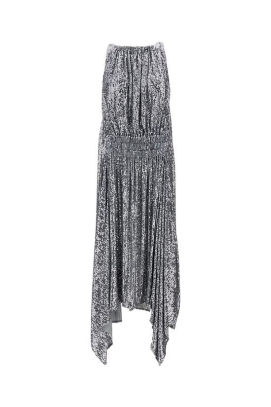 25FW 파코라반 롱 원피스 25ACRO151PO0391P040 Silver