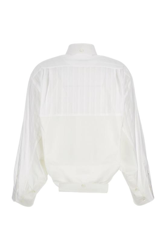 26SS MM6 메종마르지엘라 미러드 코튼 포플린 셔츠 S52DT0058MTN128961 White - MM6 MAISON MARGIELA