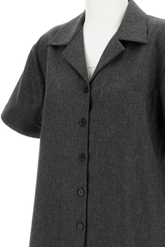 25FW 케이트 반팔 티셔츠 2414604217 Grey - KHAITE