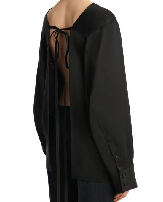 25FW 케이트 긴팔 티셔츠 24024200200 Black - KHAITE