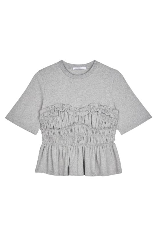 26SS 세실리아 반센 반팔 티셔츠 25RTW19002GREYMELANGE Grey
