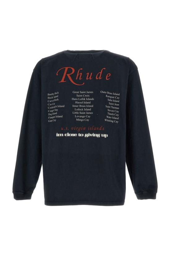 26SS 루드 반팔 티셔츠 RHPS26TT140126009 Black - RHUDE