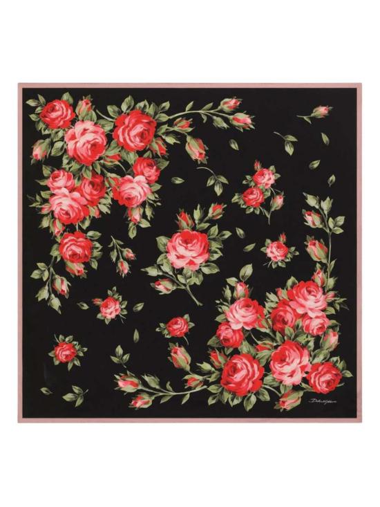 26SS 돌체앤가바나 머플러/스카프 FN090RGDDPL HN5ZN BOUQUET ROSE F NERO