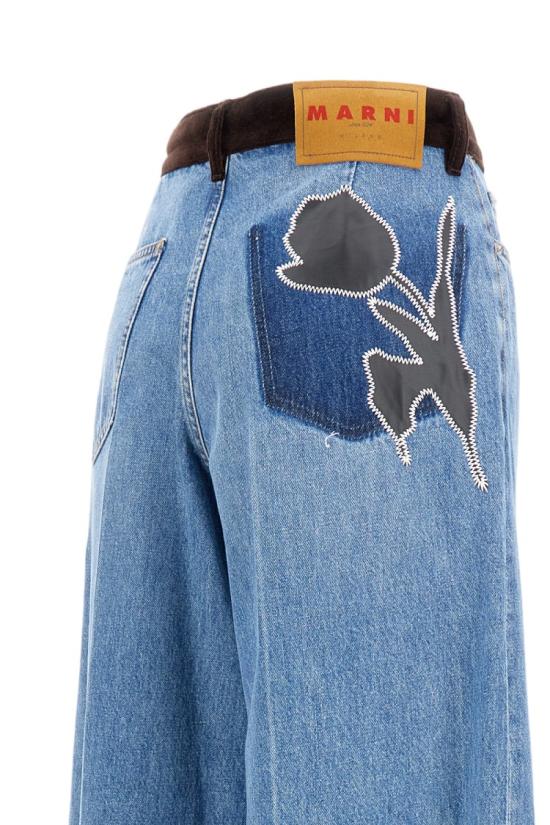 25FW 마르니 데님 팬츠 PAJD0514QSUSCY4400B96 Blue - MARNI