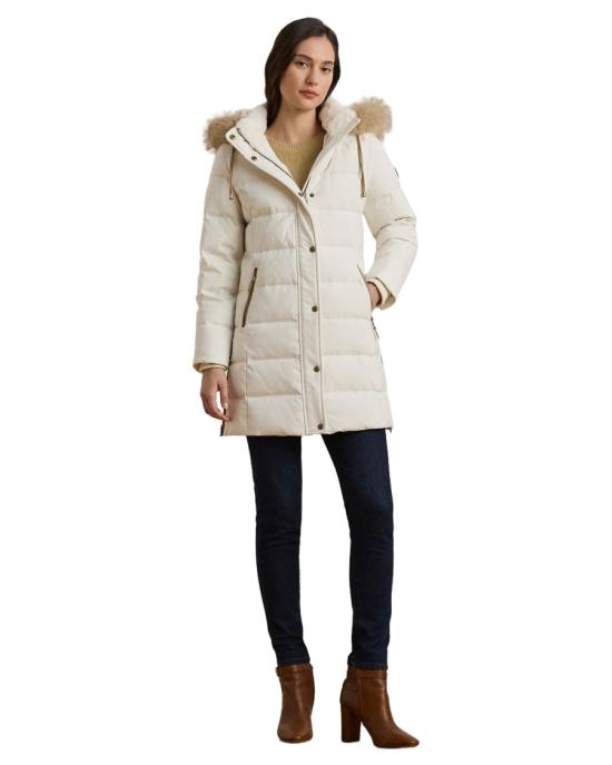 25FW 랄프 로렌 코트 297957509002 White - RALPH LAUREN
