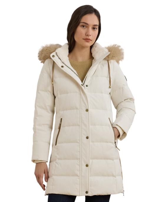 25FW 랄프 로렌 코트 297957509002 White - RALPH LAUREN