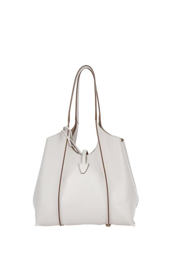  토즈 T 타임리스 스몰 쇼핑백 XBWTSBA0200Q8EB015 White - TODS