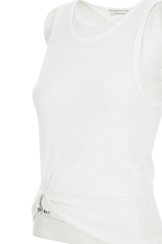  파코라반 민소매 티셔츠 24FJTE165CO0530P100 White - PACO RABANNE