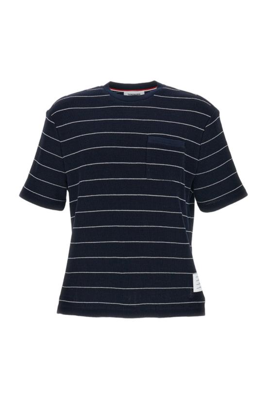 26SS 톰브라운 반팔 티셔츠 MJS305AJ0245927 Blue