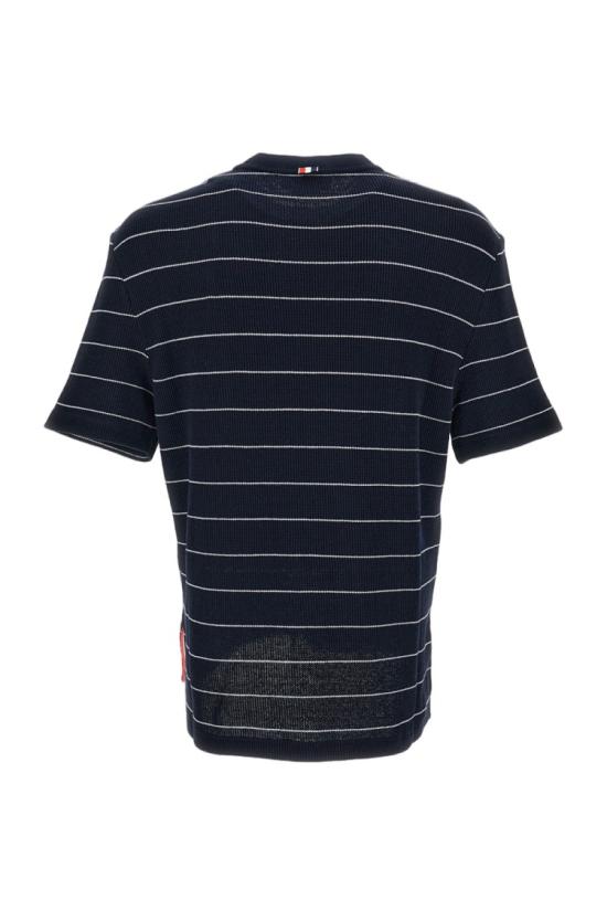 26SS 톰브라운 반팔 티셔츠 MJS305AJ0245927 Blue - THOM BROWNE