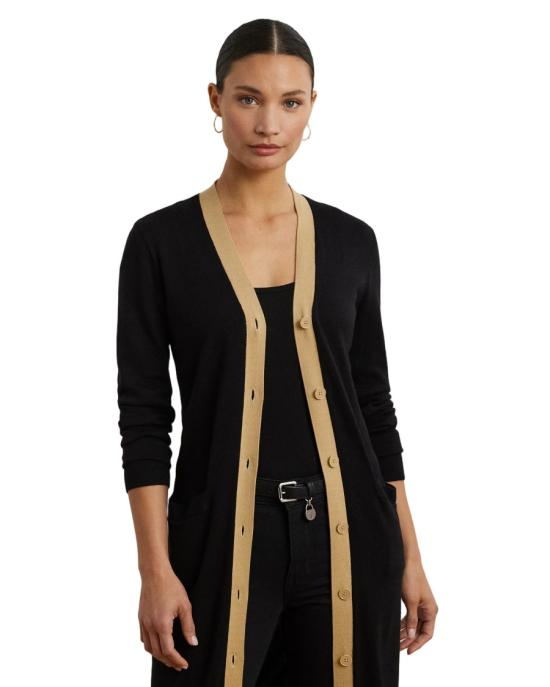 25FW 랄프 로렌 가디건 200971355001 Black - RALPH LAUREN