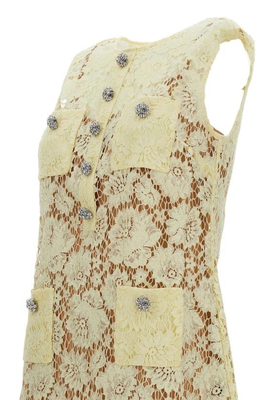 26SS 셀프 포트레이트 숏 원피스 RS26217SYYELLOW Neutrals - SELF PORTRAIT