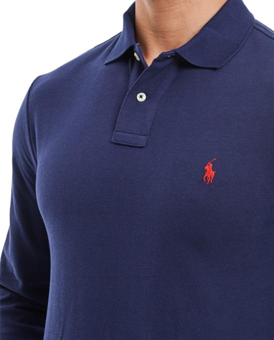  폴로 랄프로렌 폴로 티셔츠 710681126038NEWPORTNAVY Blue - POLO RALPH LAUREN