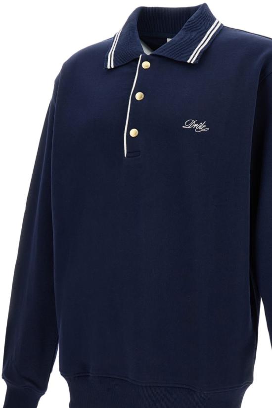 26SS 드롤드무슈 폴로 티셔츠 JPL132CO127NY Blue - DROLE DE MONSIEUR
