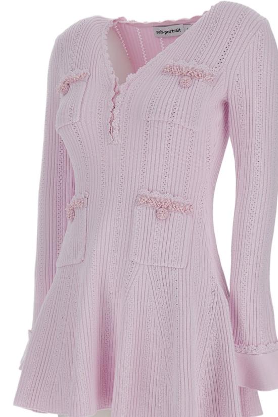 26SS 셀프 포트레이트 숏 원피스 RS26163SPPINK Pink - SELF PORTRAIT