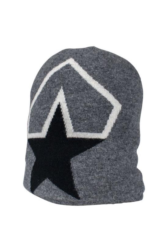  몽클레어 모자 헤더 그레이 울 비니 - MONCLER