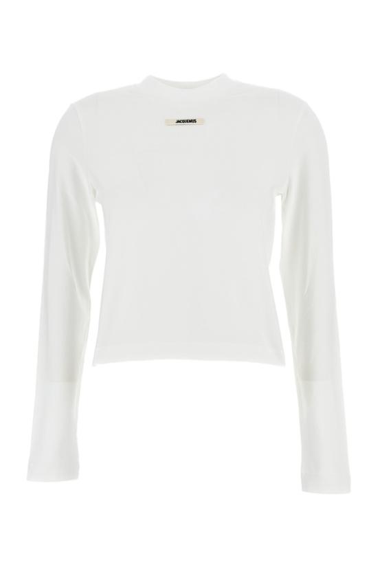 26SS 자크뮈스 긴팔 티셔츠 TSW00155AJ00124100 White - JACQUEMUS