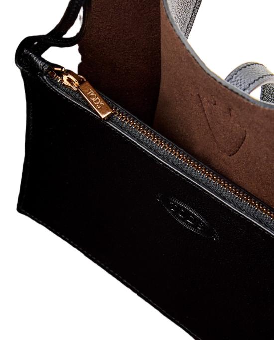  토즈 T 타임리스 스몰 쇼핑백 XBWTSBA0200Q8EB999 Black - TODS