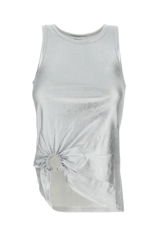 26SS 파코라반 민소매 티셔츠 26PJTE031CO0530P040 Silver