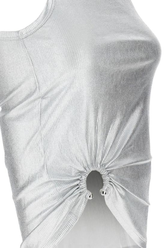 26SS 파코라반 민소매 티셔츠 26PJTE031CO0530P040 Silver - PACO RABANNE