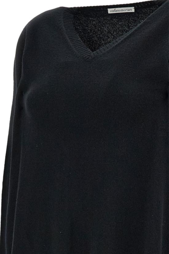 25FW 스테파노 모타리 스웨터 V7130006 Black - STEFANO MORTARI
