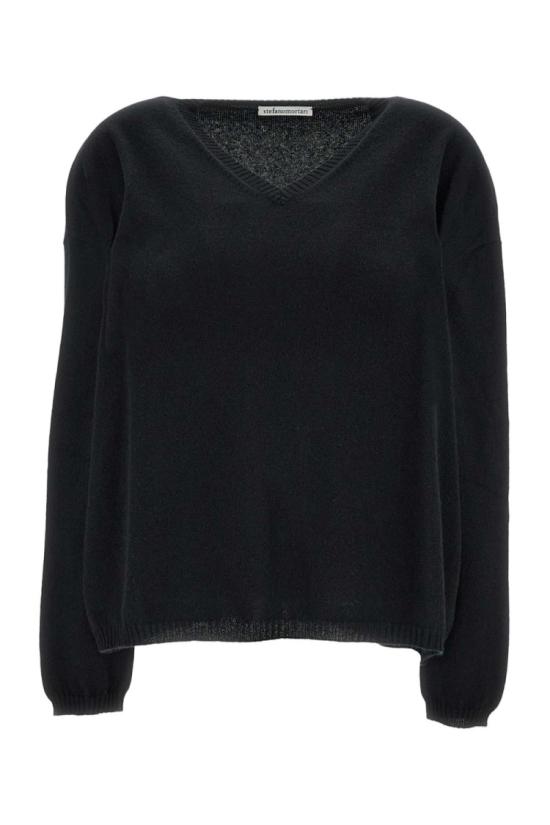 25FW 스테파노 모타리 스웨터 V7130006 Black - STEFANO MORTARI