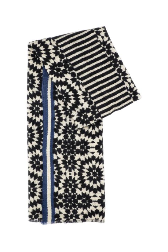 25FW Me & K 머플러/스카프 IKARIABLUECOMBO Black