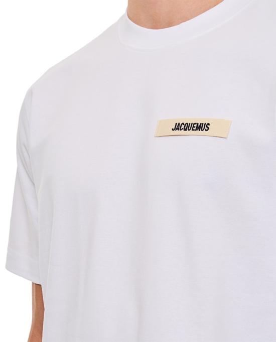  자크뮈스 그로그랭 로고 티셔츠 TSM00133AJ00226100 White - JACQUEMUS