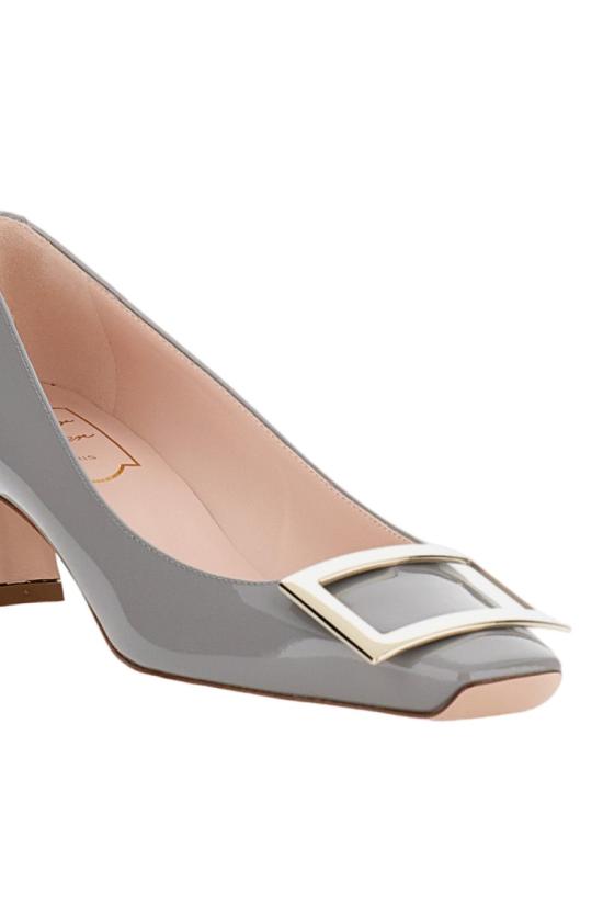 26SS 로저비비에 트럼펫 메탈 버클 펌프스 RVW44815280D1PB206 Grey - ROGER VIVIER