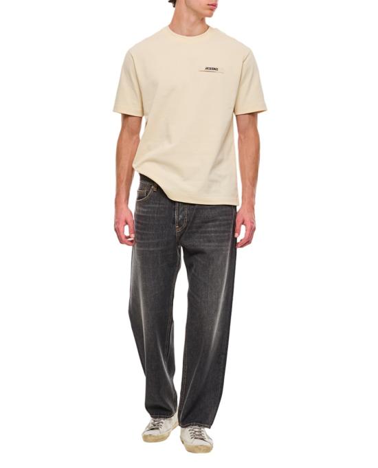  자크뮈스 그로그랭 로고 티셔츠 TSM00133AJ00226150 Neutrals - JACQUEMUS