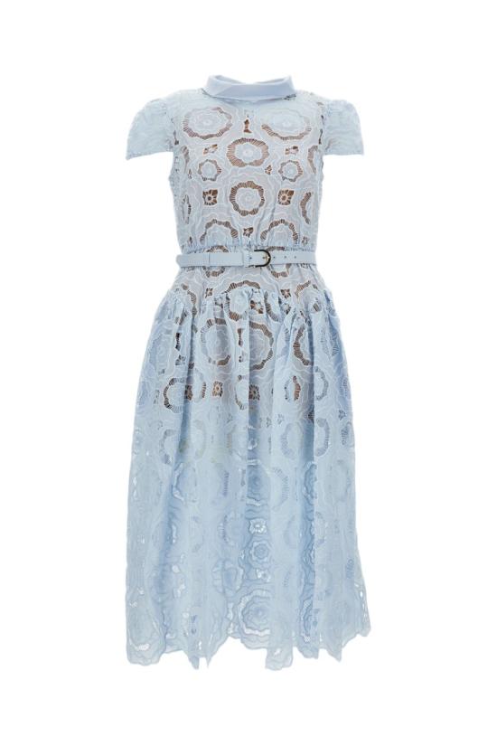 26SS 셀프 포트레이트 롱 원피스 RS26167MBBLBLUE Blue