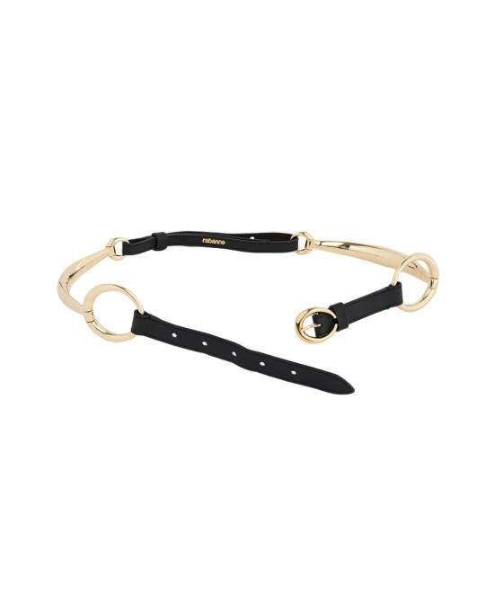 25FW 파코라반 슬림 벨트 25HAA0251CLF261M027 Black - PACO RABANNE