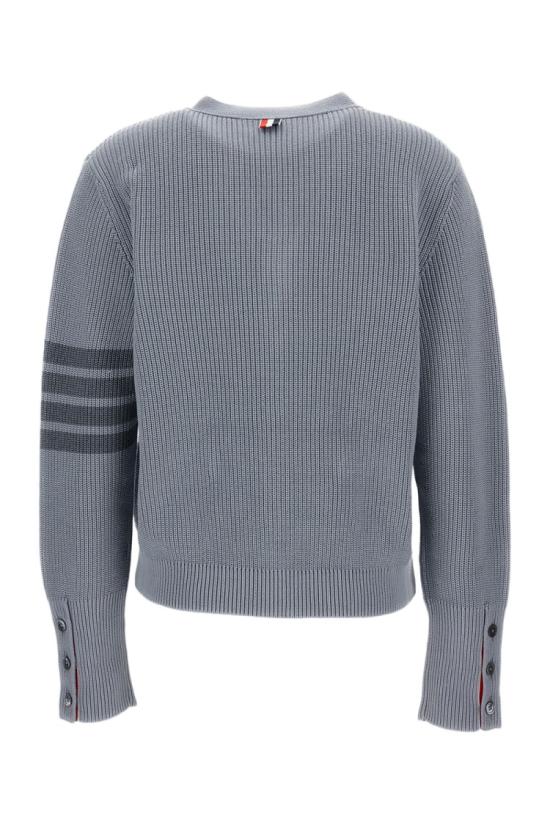 26SS 톰브라운 가먼트 다이드 4바 가디건 MKC635AY3065055 Grey - THOM BROWNE