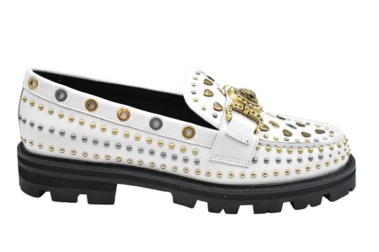 25FW 커트가이거 플랫 슈즈 MAISON LOAFER White