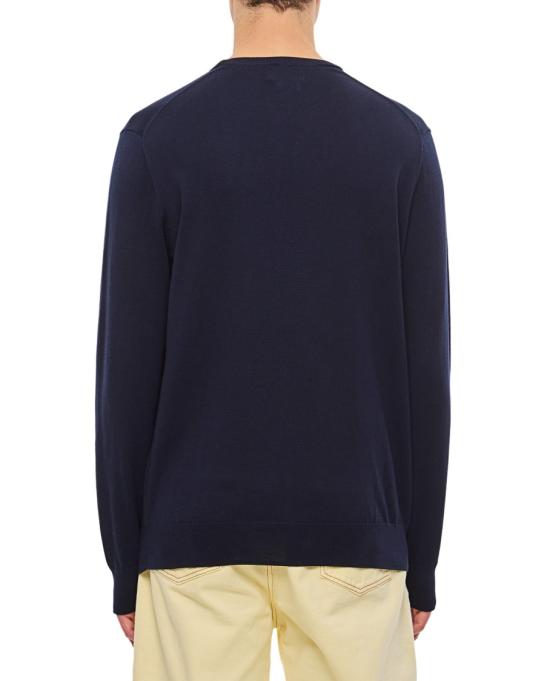  폴로 랄프로렌 포니 로고 자수 피마 코튼 스웨터  710684957001HUNTERNAVY Neutrals - POLO RALPH LAUREN