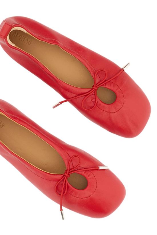 26SS 알로하스 플랫 슈즈 S10030305RED Red - ALOHAS