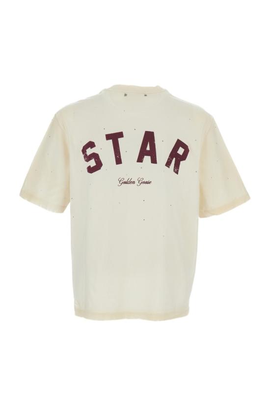 26SS 골든구스 반팔 티셔츠 GUP01873P00242111616 Neutrals - GOLDEN GOOSE