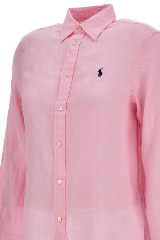 26SS 폴로 랄프로렌 포니 자수 리넨 셔츠 (211970730009) 211970730514CARMELPINK - POLO RALPH LAUREN