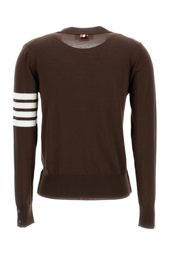 26SS 톰브라운 파인 메리노 울 4바 릴렉스 핏 가디건 FKC334AY1014208 Brown - THOM BROWNE