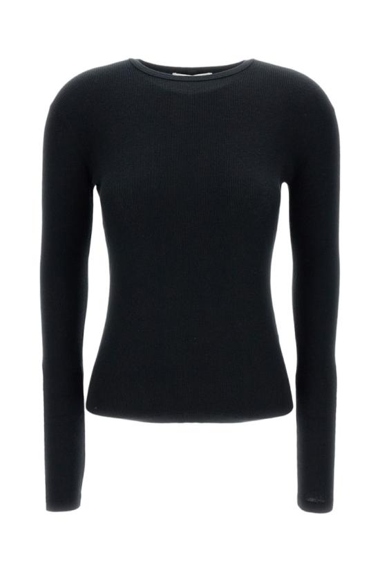 26SS 리사 양 긴팔 티셔츠 2025146OR Black